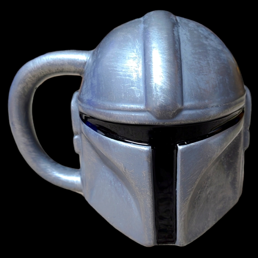New Star Wars Mandalorian Mando Helmet Mug Disney